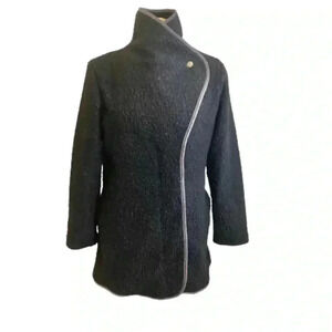 Simply Noelle Sherpa funnel neck double breasted lagenlook English countryside